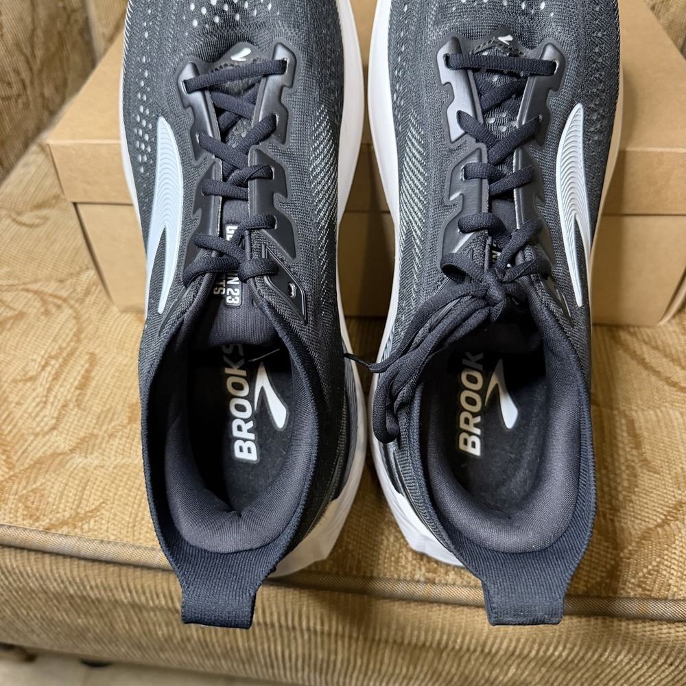 Brooks Glycerin GTS 23 Black Grey White 1105031D090 Mens Size 11 D Running Shoes - Picture 7 of 9